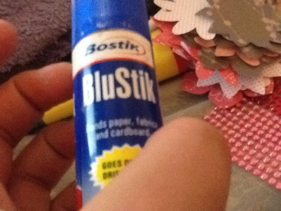 And glue...