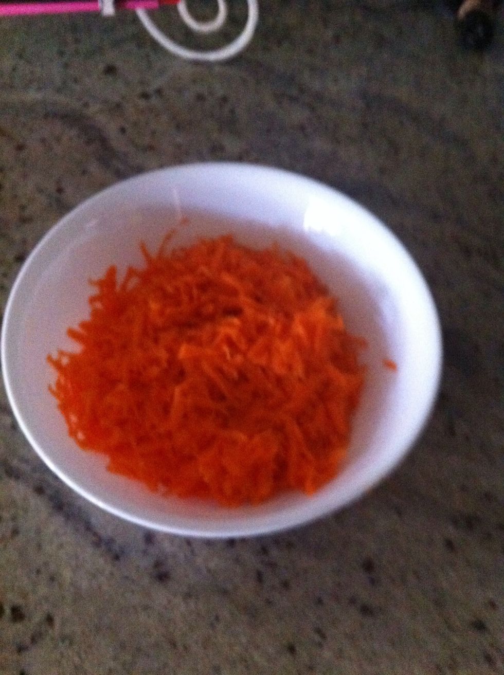 And Grated Carrot