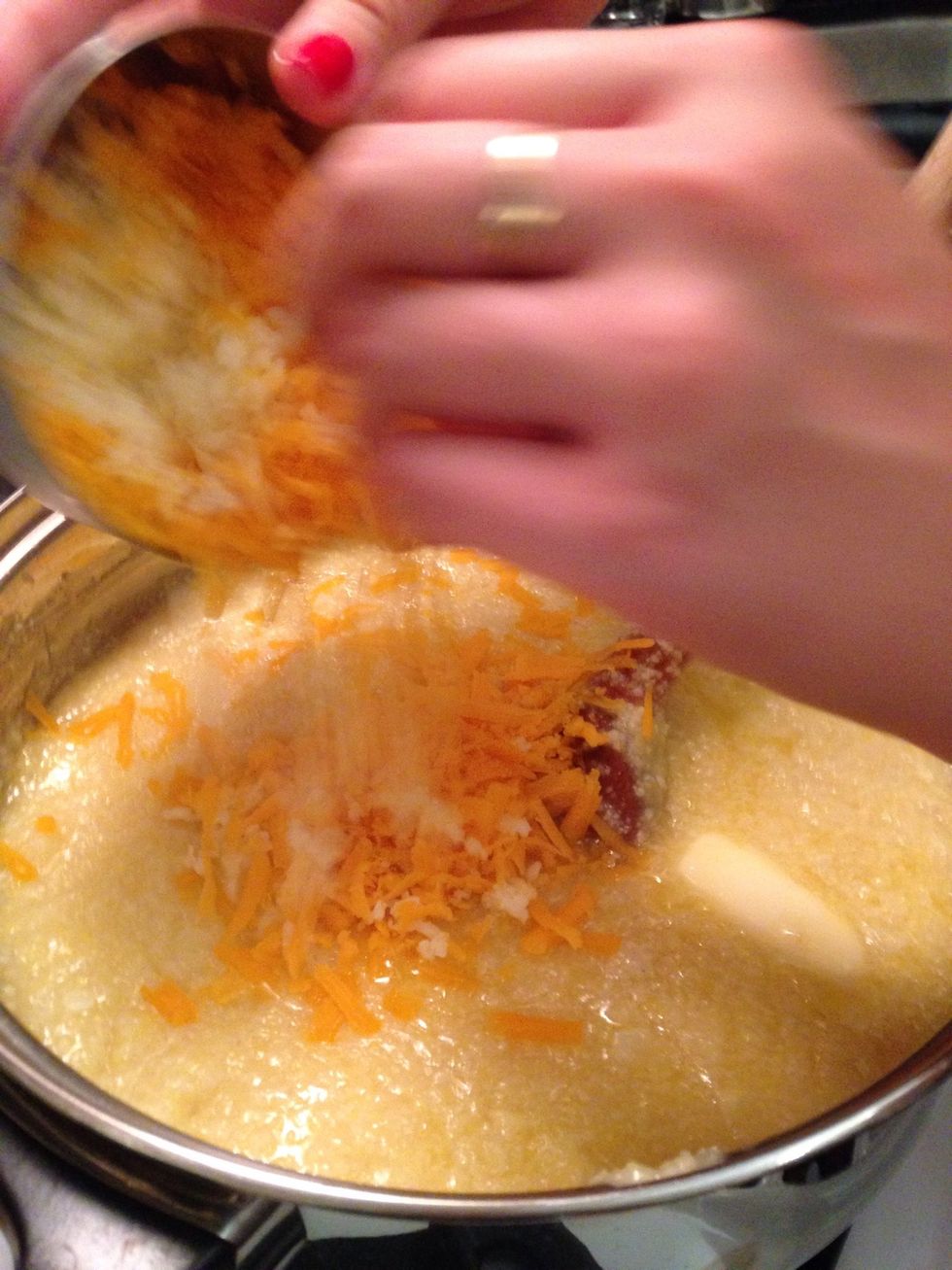 And half the cheese