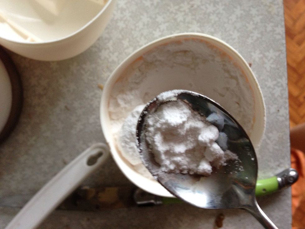 And have a half teaspoon of soda