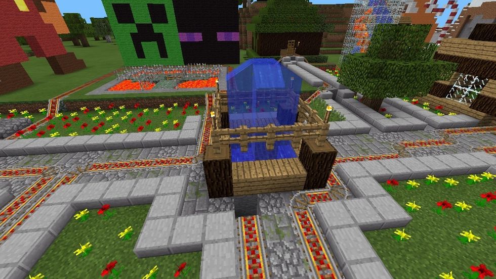 And here is the central Fountain