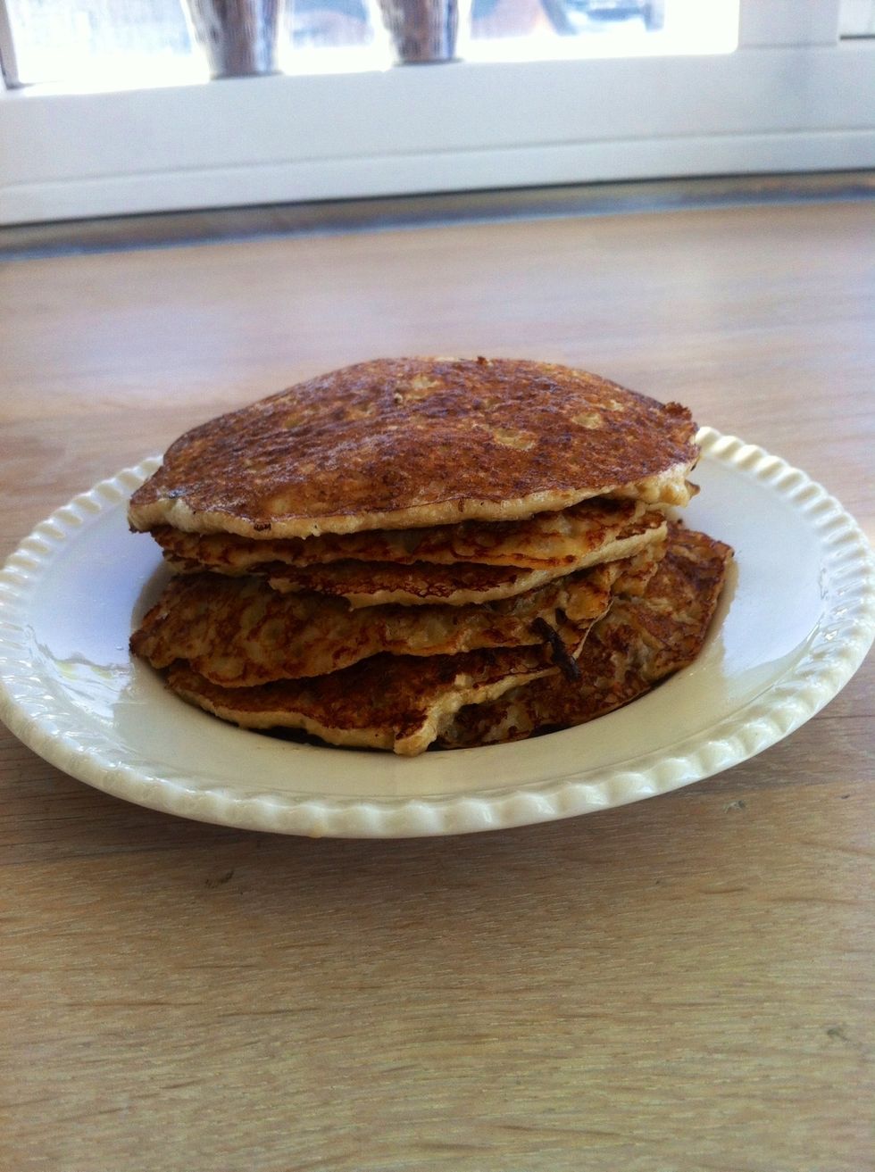 And here is the final and healthy pancake result! Bon appetite.