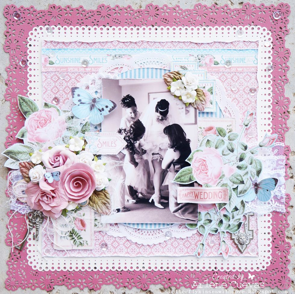 ... And here is the finished page!