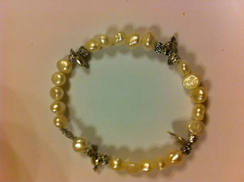 And here is your beautiful bracelet. I made this but i know you are super creative so yours will be awesome. So make it and tell me how was it? \ue234\ue234\ue234\ue234