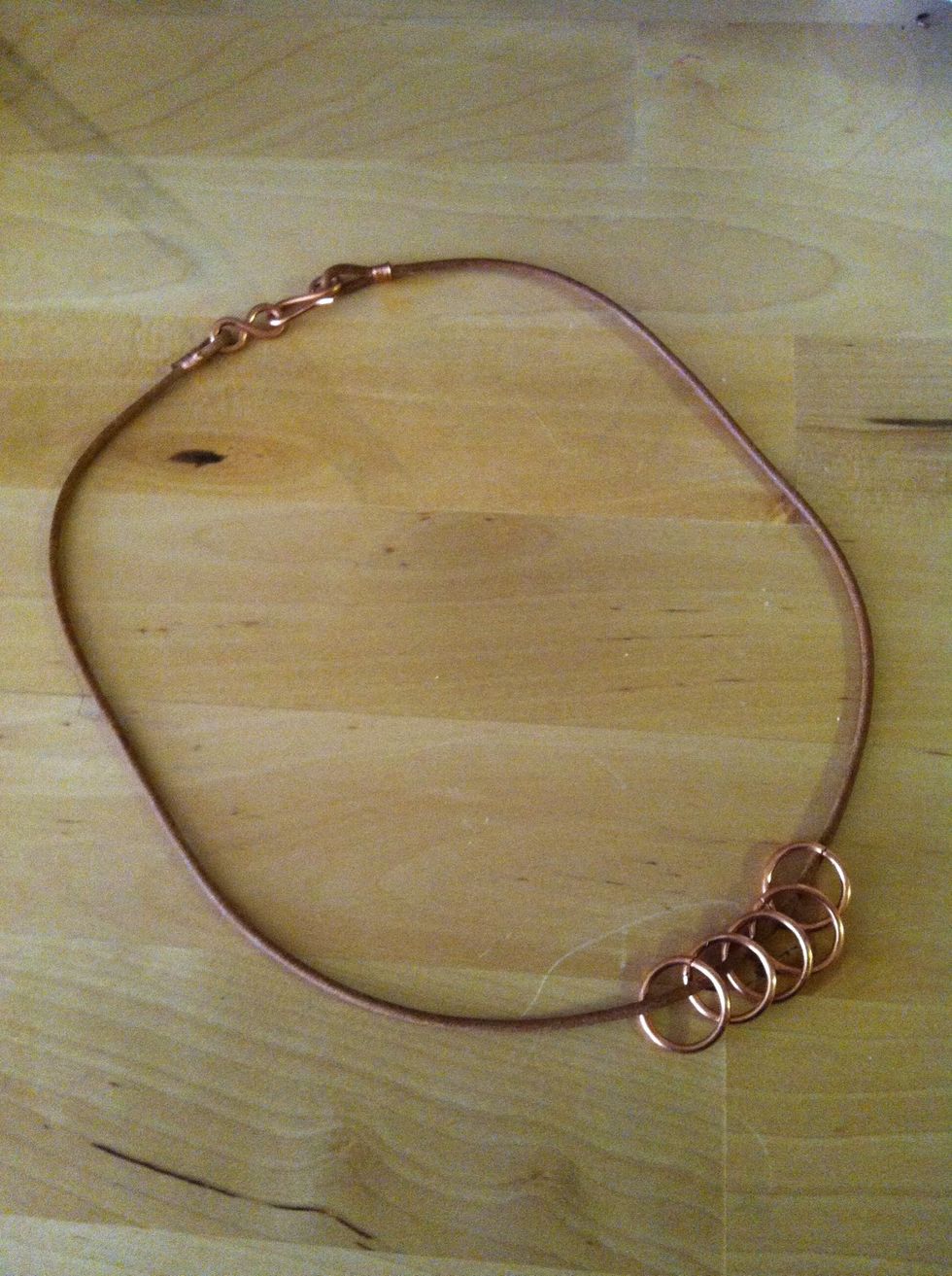 And here is your completed necklace. Enjoy!
