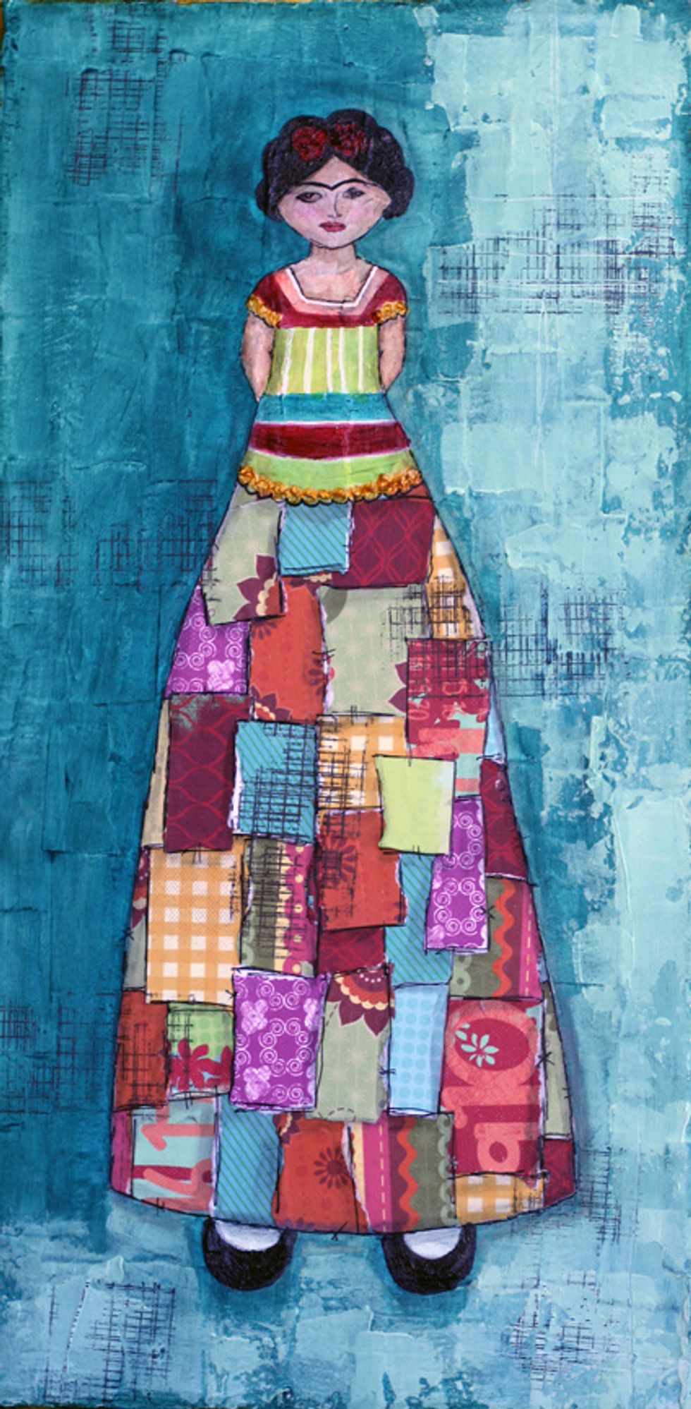 And, here she is! Frida Kahlo...