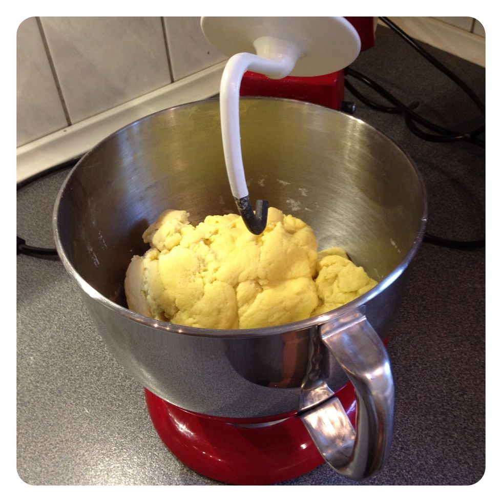 ... And here you have the dough