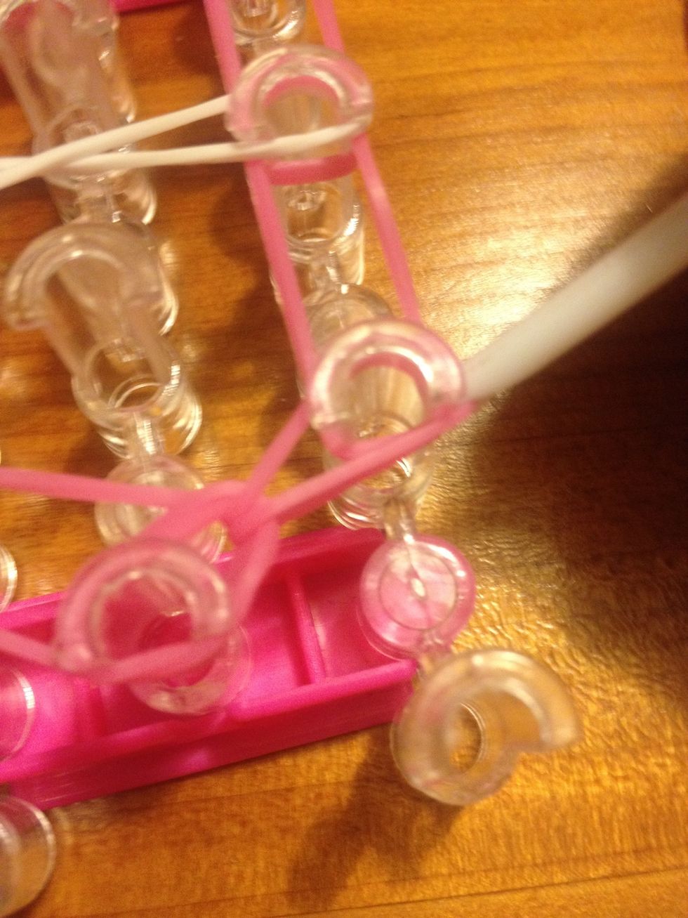 And hook it on the second right pin