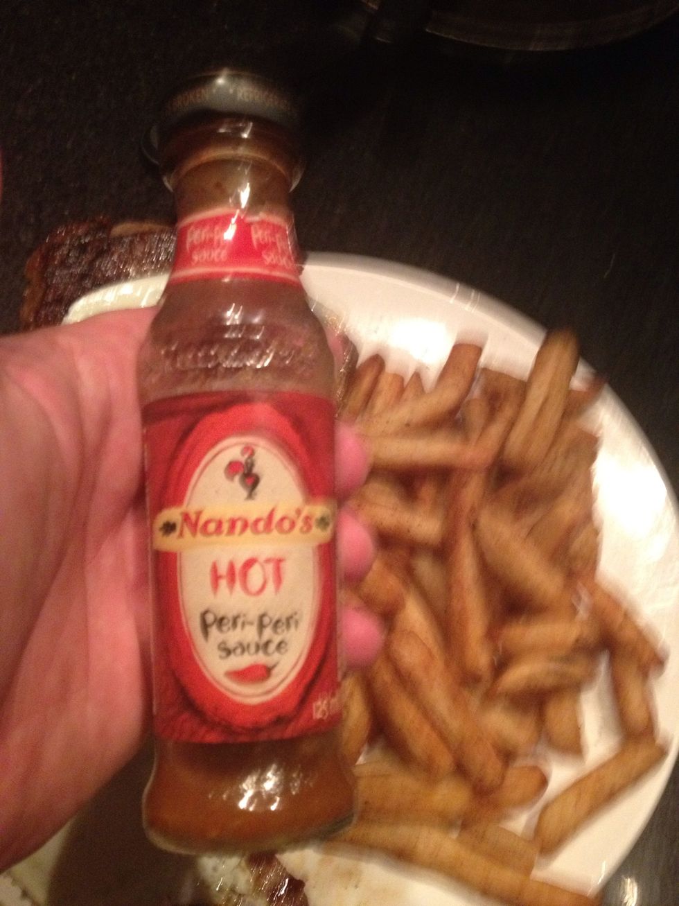 And hot sause