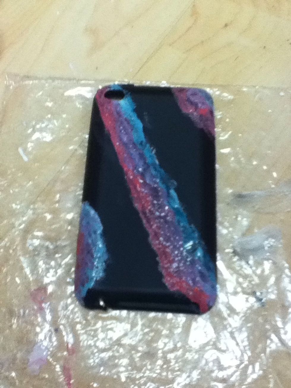 And I added a little purple in the middle