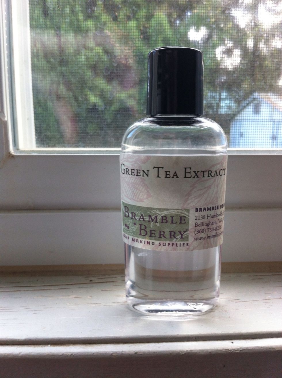 And I adore o/s green tea extract! It behaves as an anti-oxidant in the balm to retard rancidity and as an anti-oxidant on our skin. (Make sure your extract is oil soluble!)