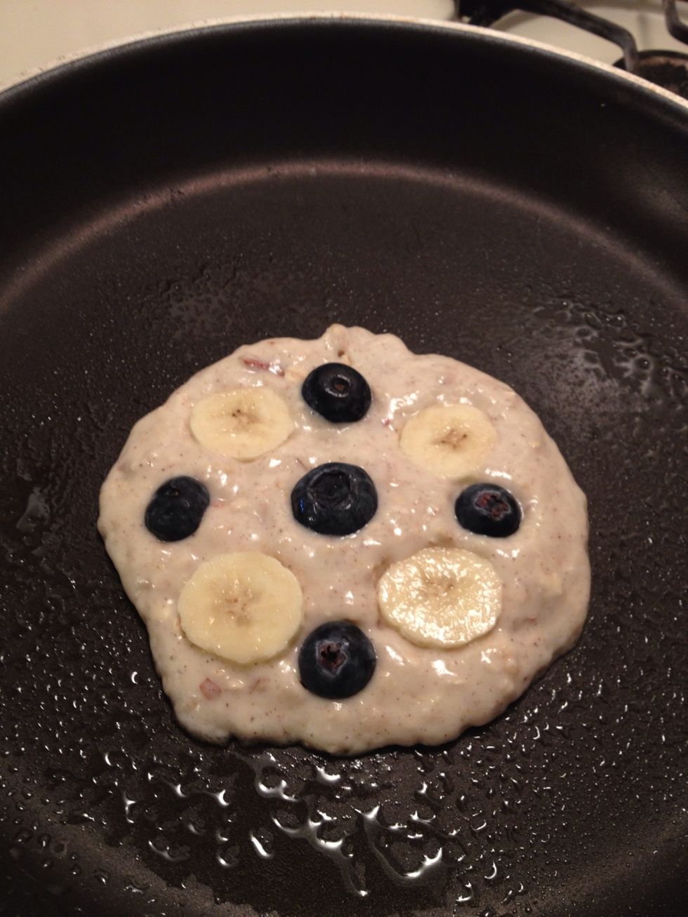 And I do this kind of pattern for the pancakes.