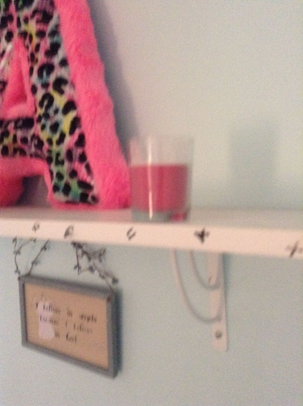 And I put sum candles