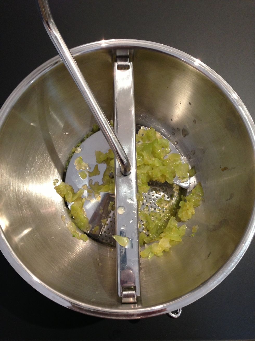 And if you don't have a juicer then you might have the traditional hand moulinette