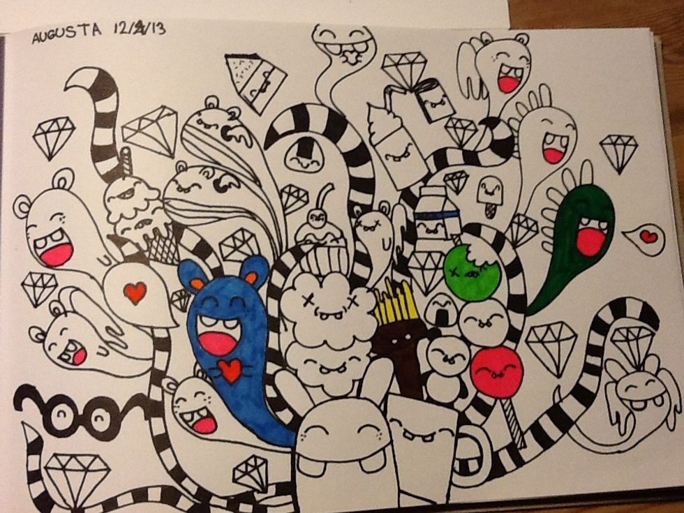 And if you keep on drawing you keep on drawing you may end up with something like this