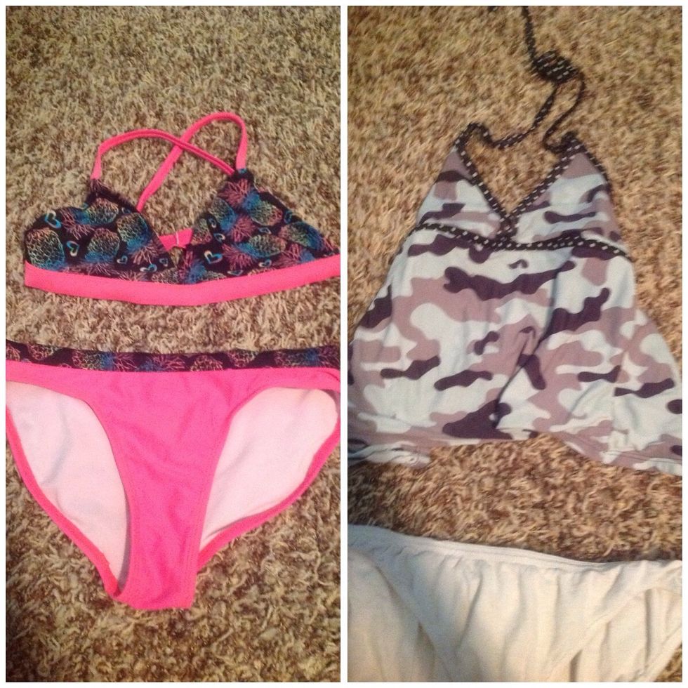 And if your going swimming just were this! (I got these swimming suits from walmart)