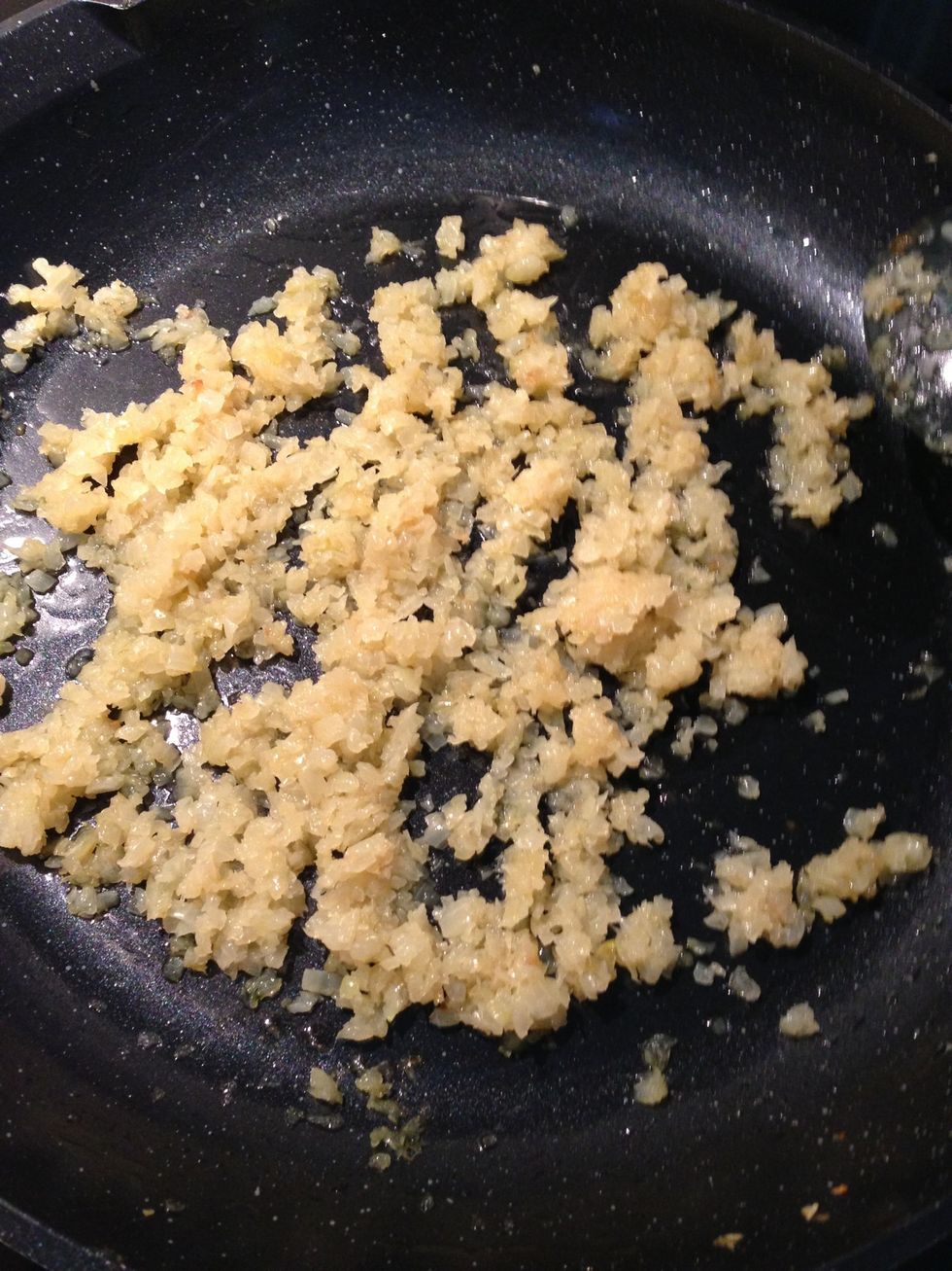 And In a frying pan put 1TBsp olive oil. Sweat the 250 g diced onions on low fire.....In the mean time start cutting the meat.