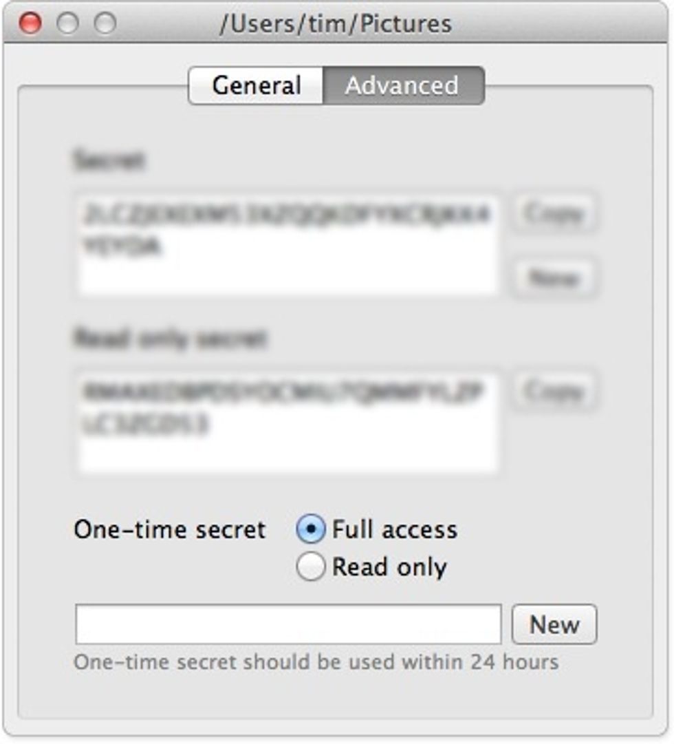 ...and in case you don't want them to pass on the secret, you can generate "One-time secrets" that only one person will be able to use within the next 24 hours