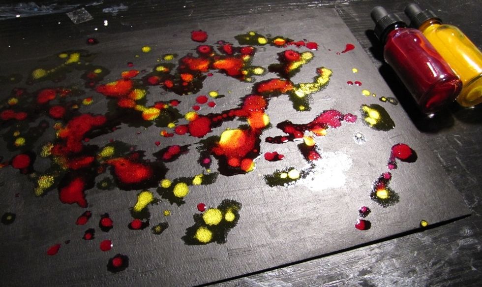 And Indulgence. Let it dry.