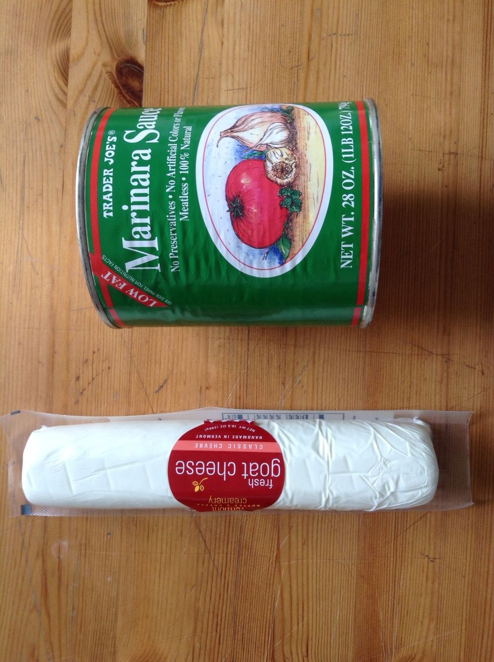 And instead of bechamele or ricotta cheese, I use bread goat cheese...