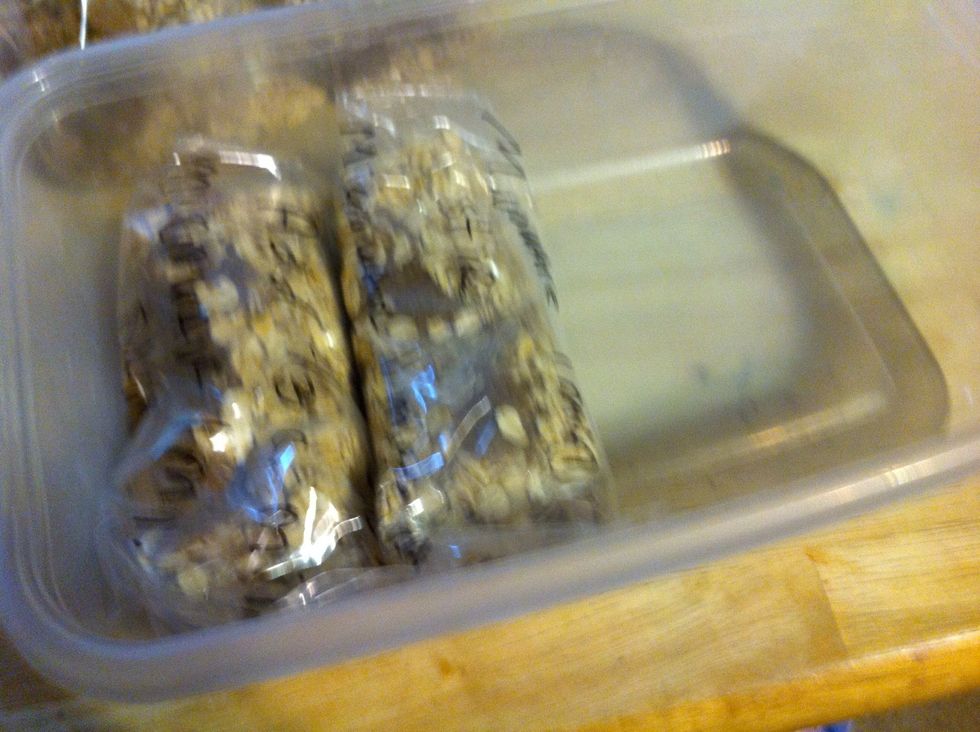 ..and into your container with instructions.