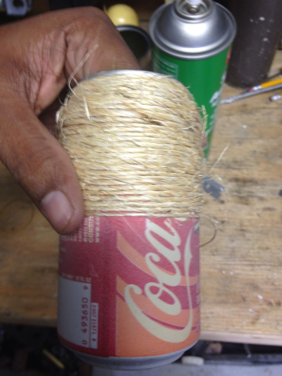 And just keep wrapping and pressing it down into the glue