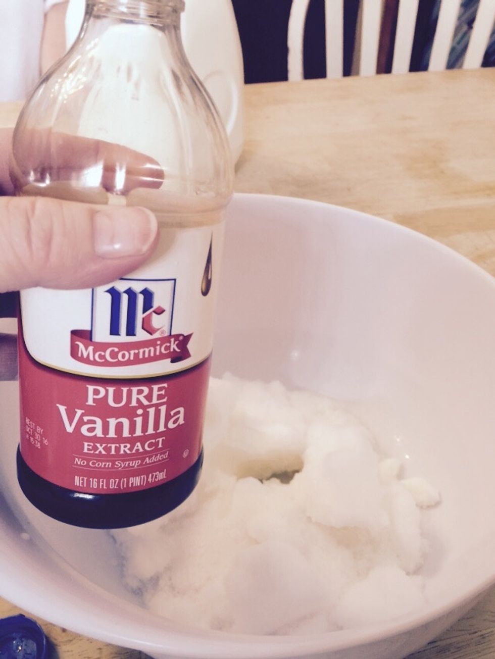 And lastly 1 tsp vanilla.