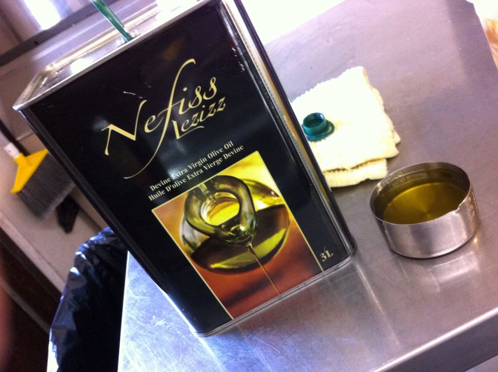 And lastly 50ml of olive oil