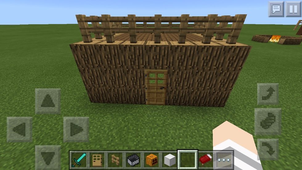 And lastly, if you make a hut, you could put gates on the roof :D