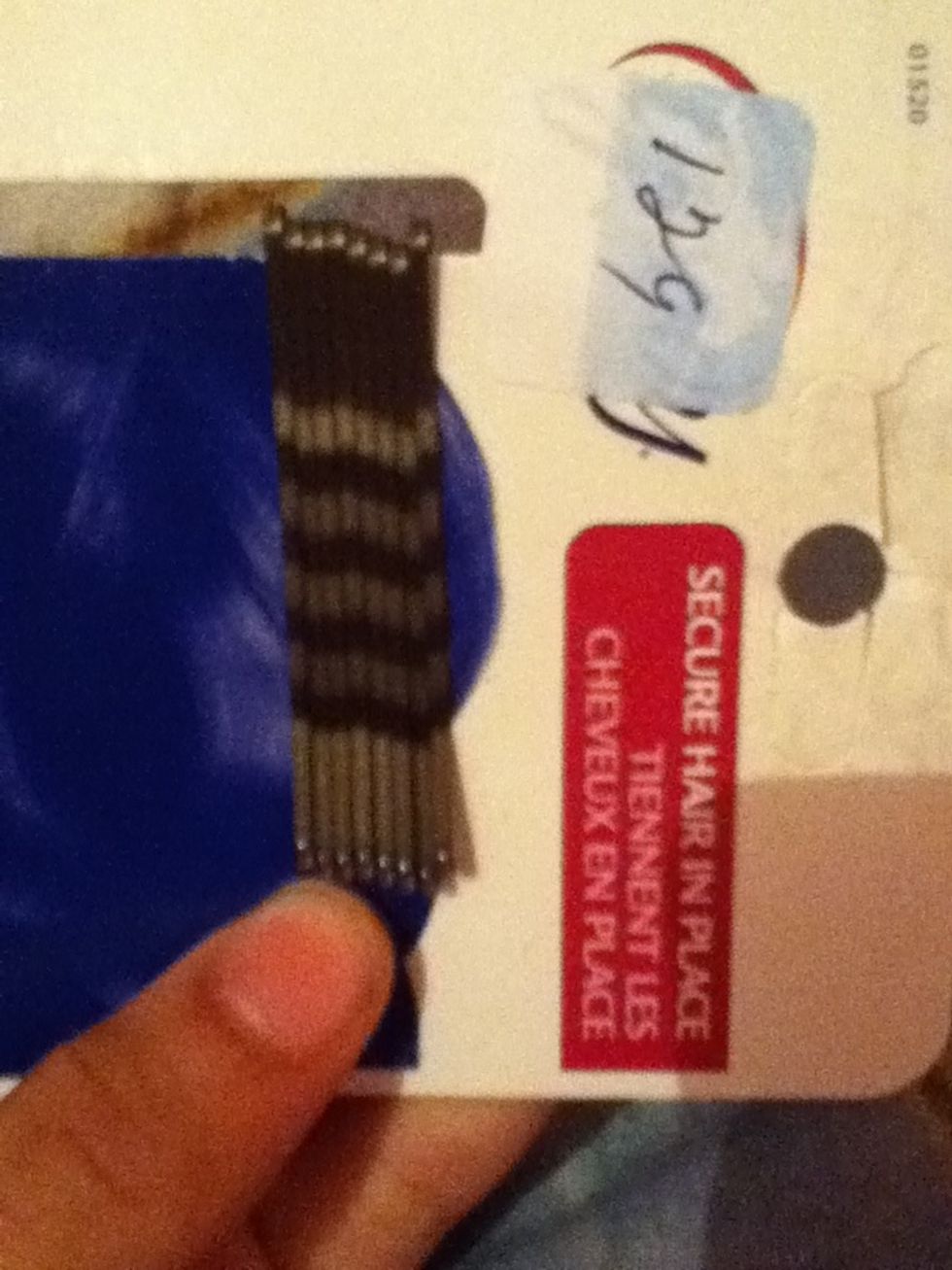 And lastly put a bobby pin onto it