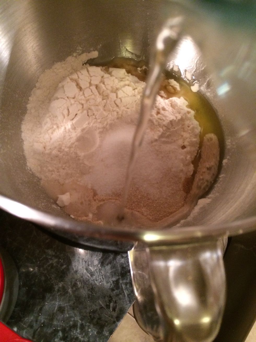 And lastly the water