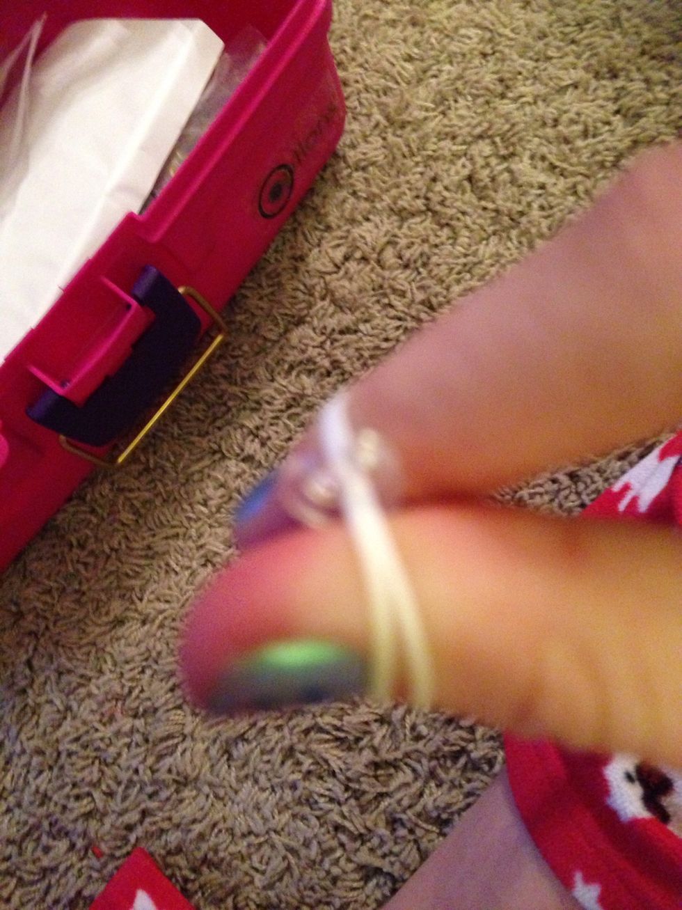 And latch it to the top of your bracelet