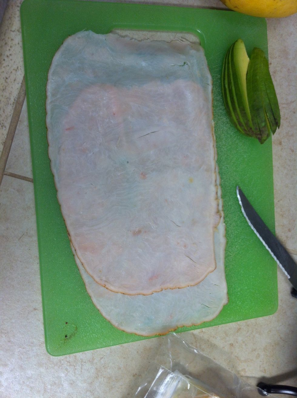 And layer them like this. This gives you extra room when you roll, that way your rolls don't fall apart!!