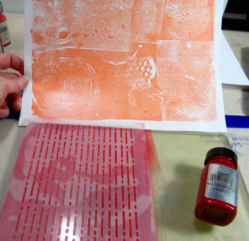 And layering the prints makes for interesting results.