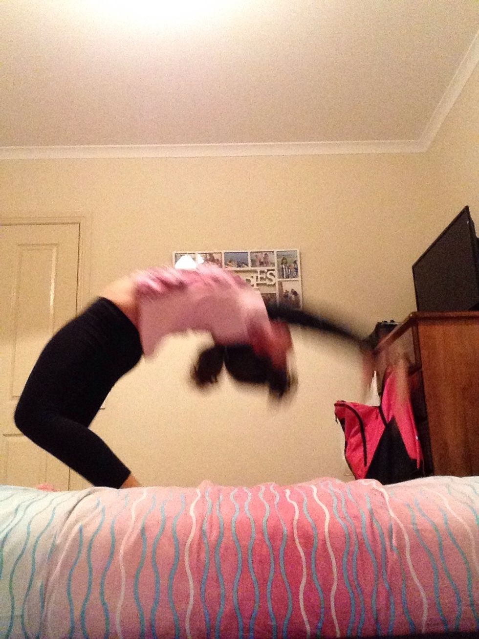 And leaning u might bend a bit