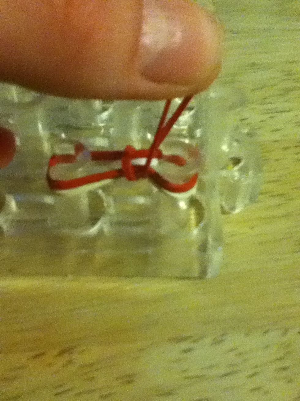 And lift up into the middle do same to other side