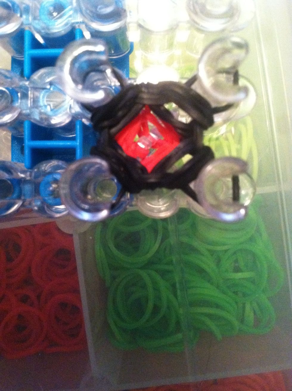 And loop the four bands over them