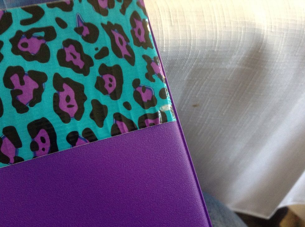 ...and mark it on both sides. Use a contrasting sharpie or marker.