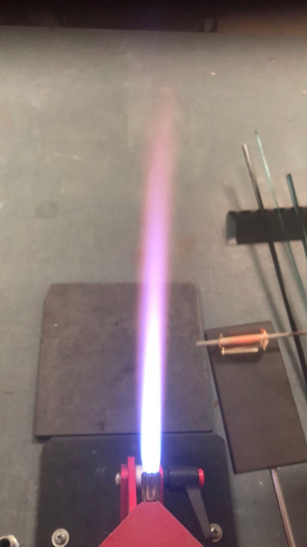 And marver the whole bead to even it out.