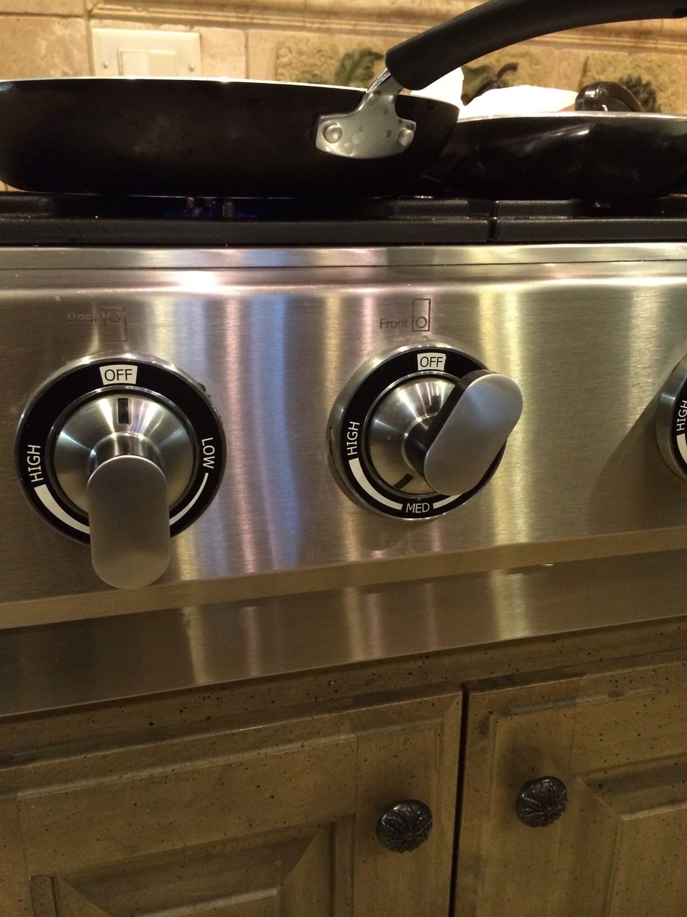 And medium heat.