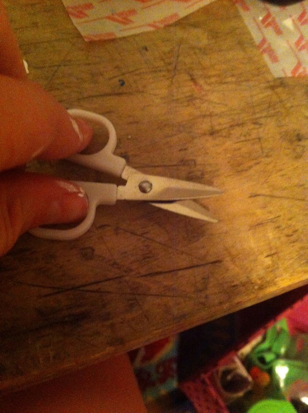 And miniature scissors...