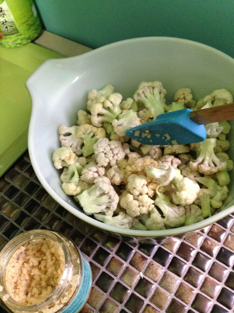 And mix evenly together.