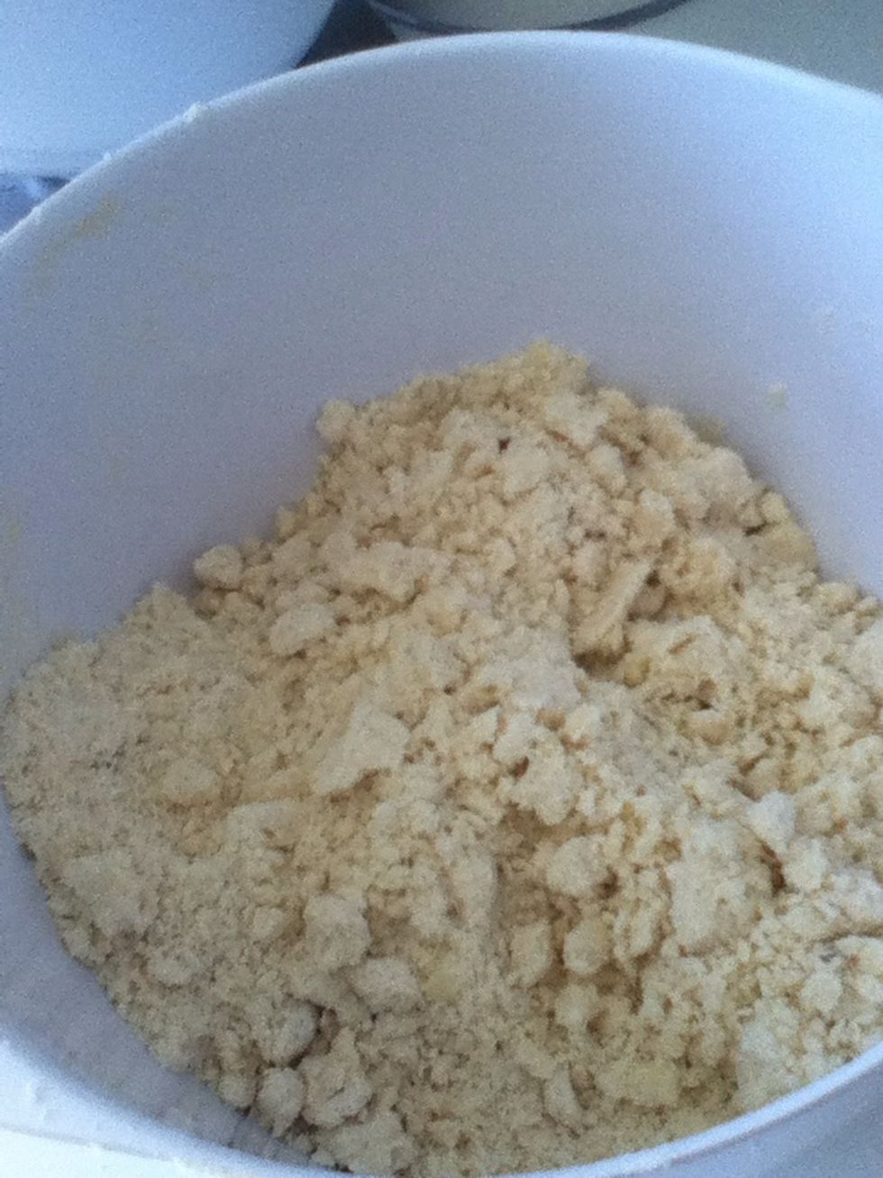 And mix it all with your hands. Until it looks like this :)