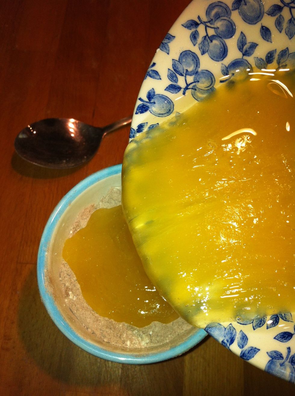 And mix it together.