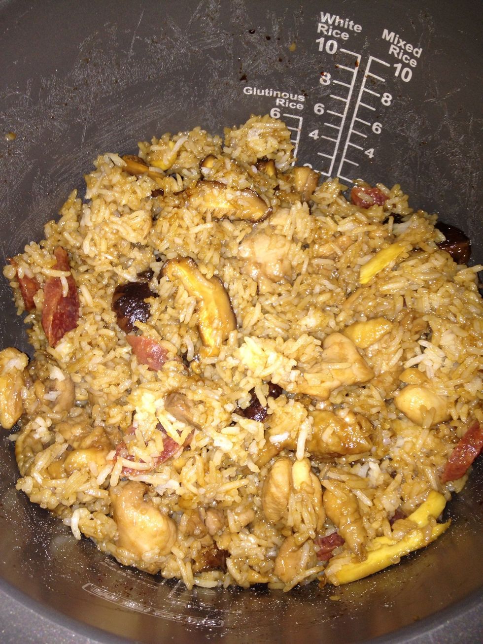 How to cook claypot chicken rice with rice cooker B+C Guides