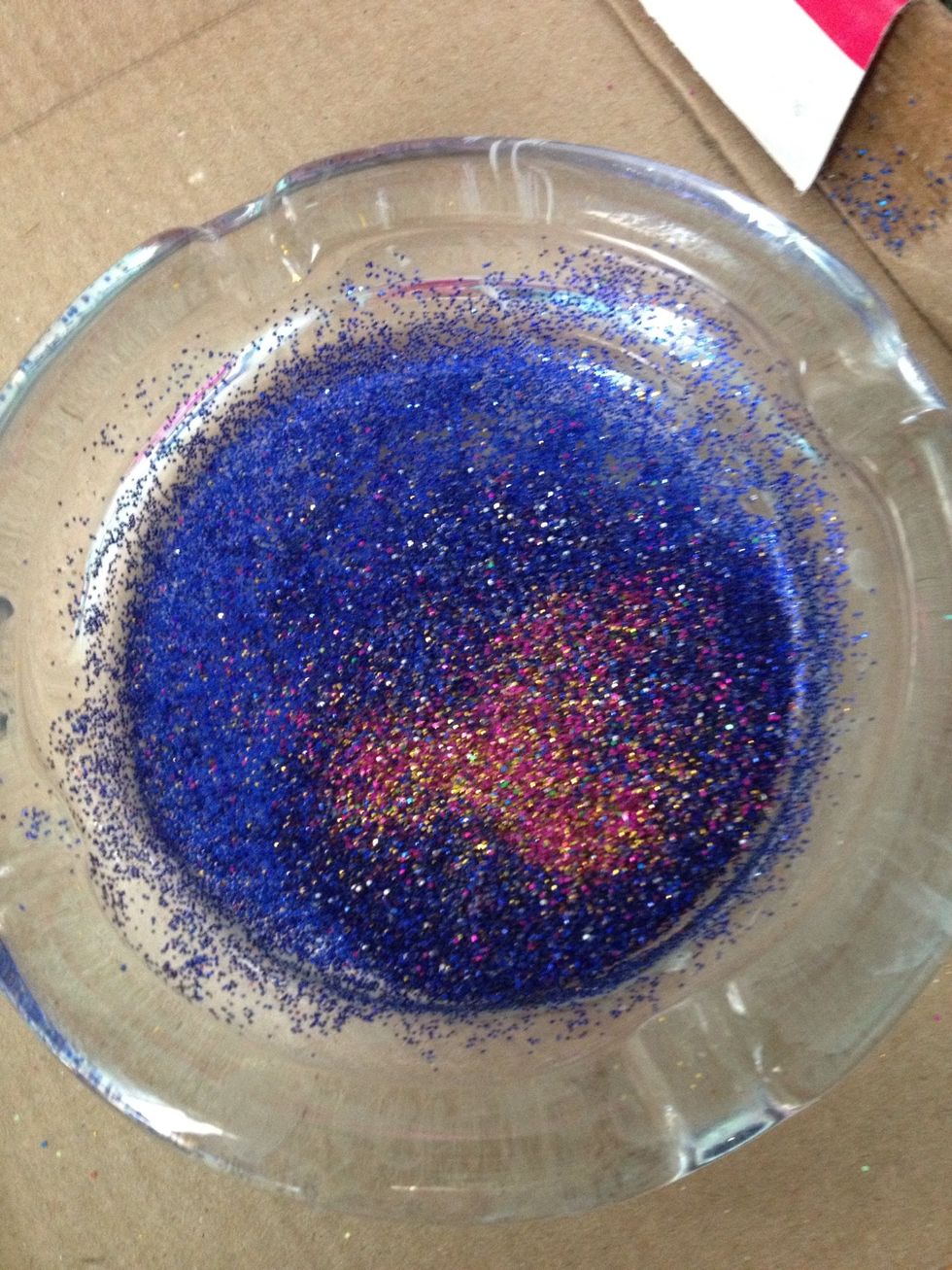 and mix with a little pink & gold.