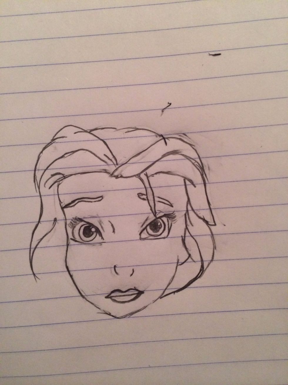 And more of her hair...