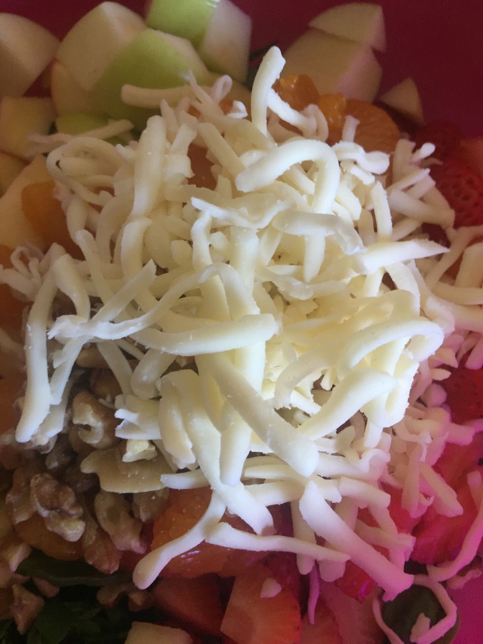 And mozzarella cheese