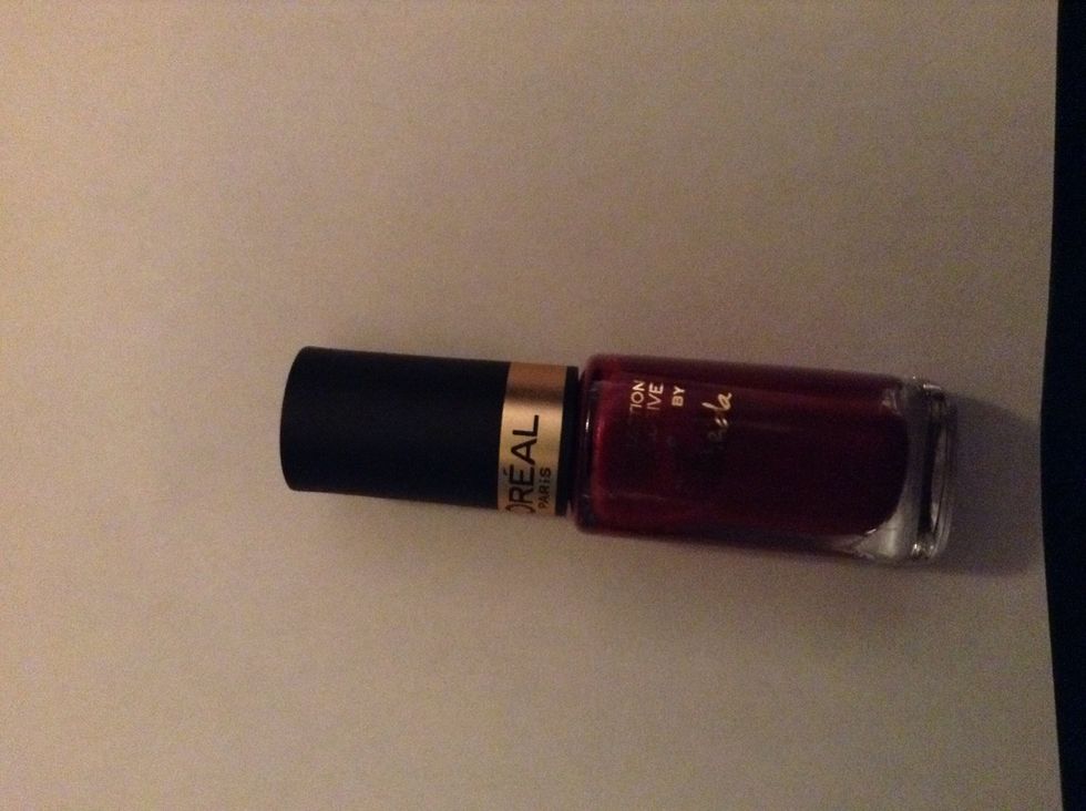 And Nail polish (optional)