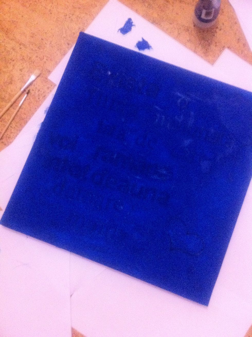 And now let's leave to dry complet !